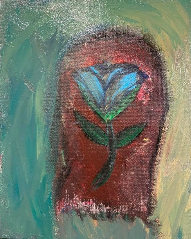 8 x 10 - Blue Rose