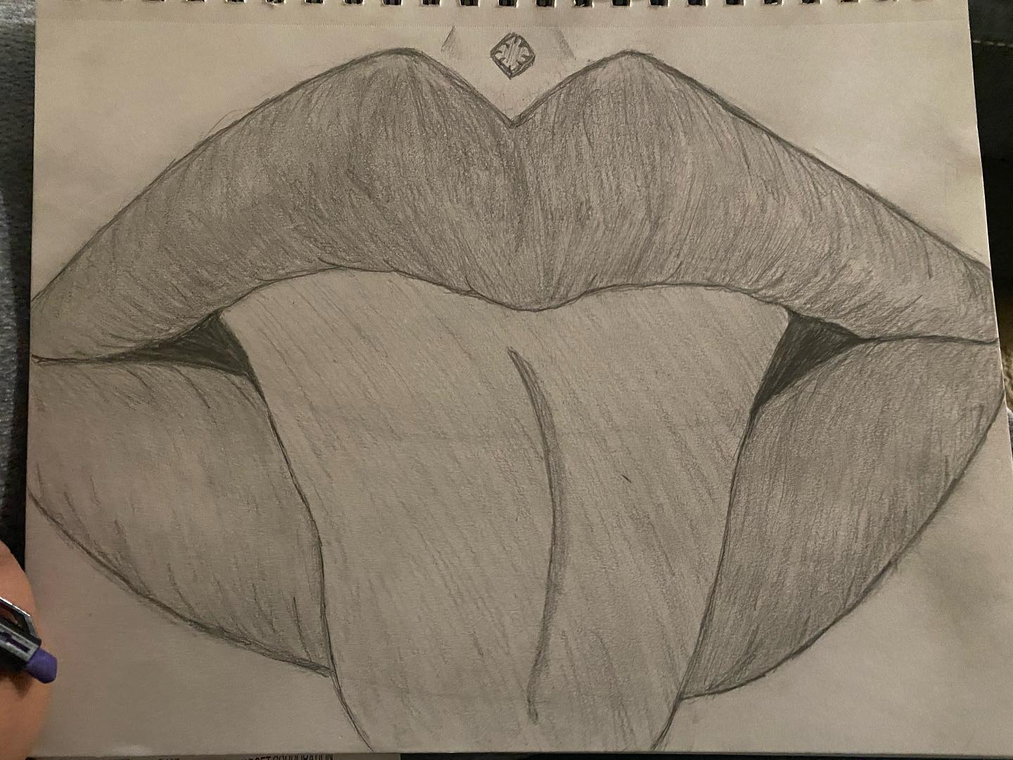 Lips Diamond Tongue