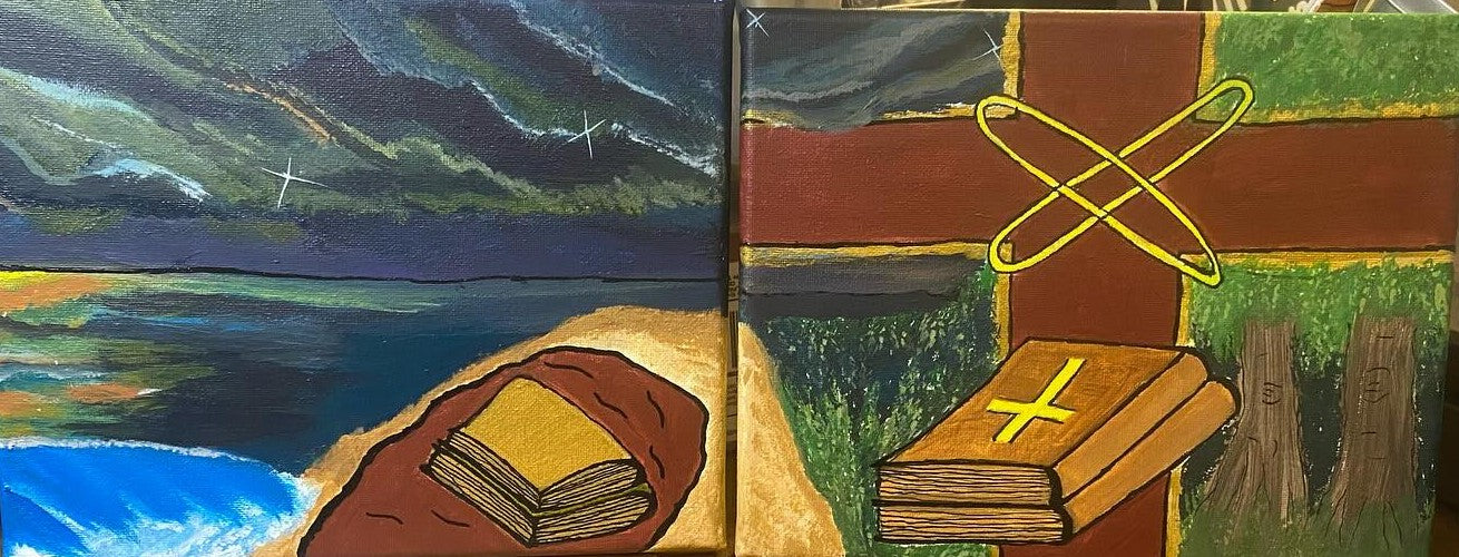 8 x 40 - (4) 8x10 Canvas - Deuteronomy 6:5