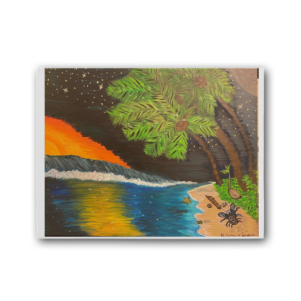 Island Girl Premium Stretched Canvas