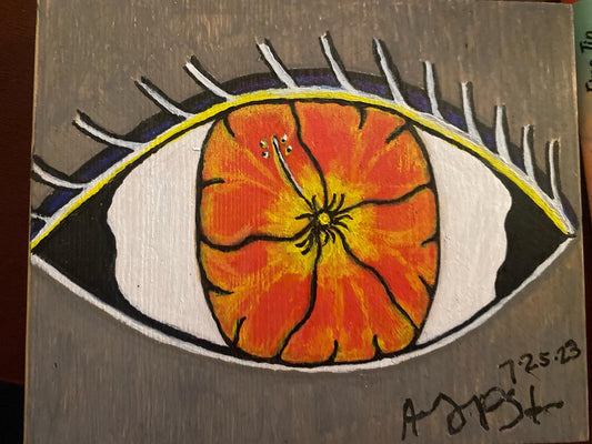 3 x 5 Hibiscus Eye