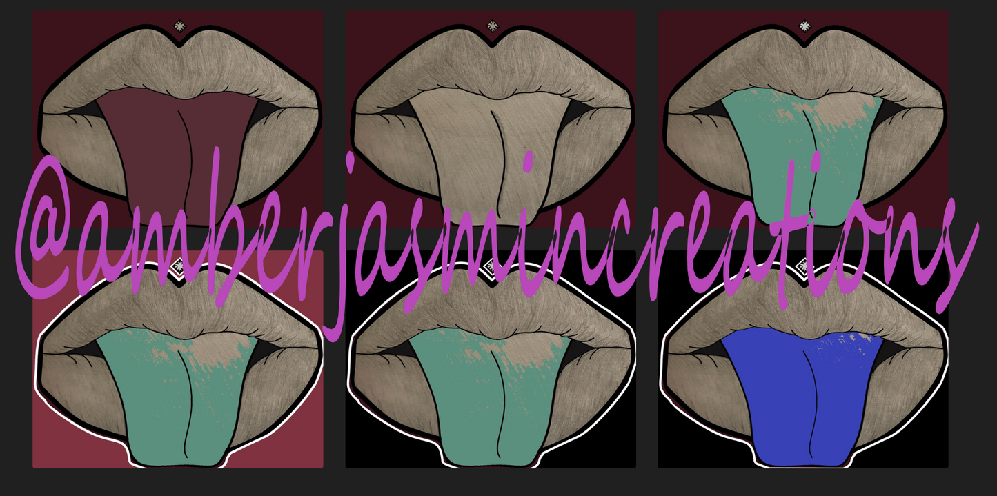 Multi Diamond Lips (click for more images)
