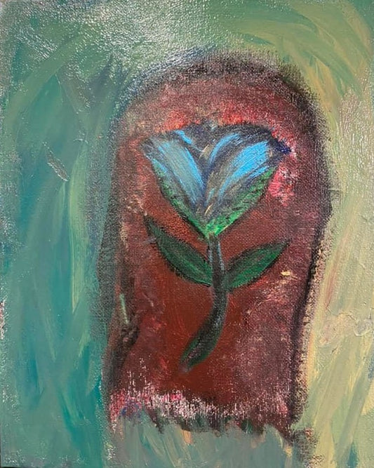 8 x 10 - Blue Rose