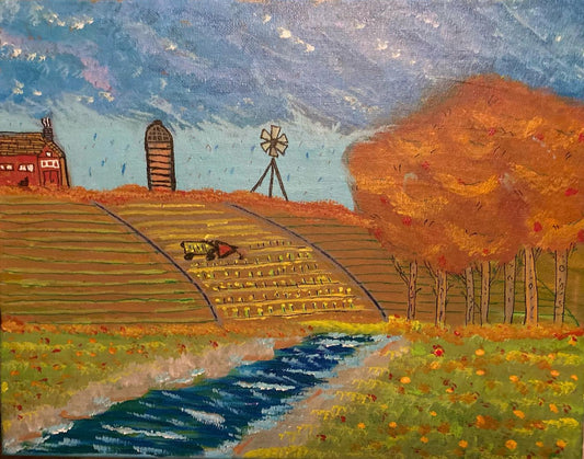 11 x 14 - Flat Canvas - Original - Spring Summer and Fall