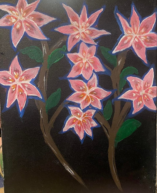 14 x 11 - Pink Floral