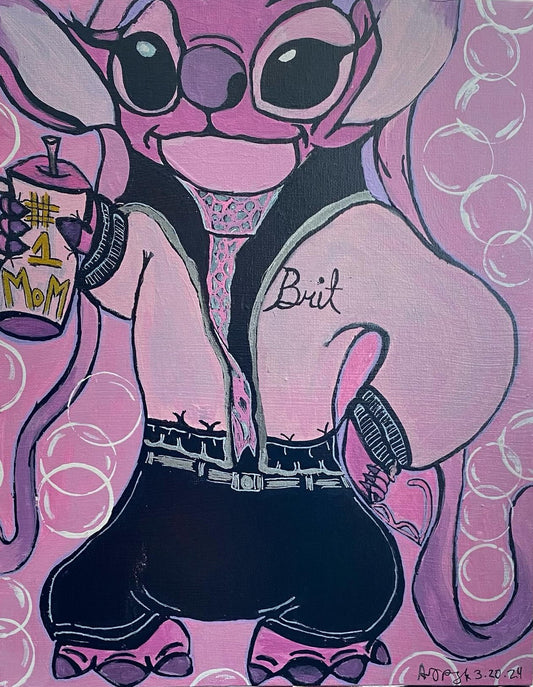 11 x 14 - Custom Inspired Angel Painting