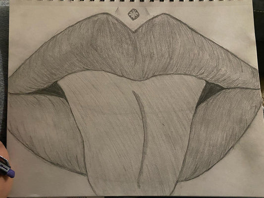 Lips Diamond Tongue