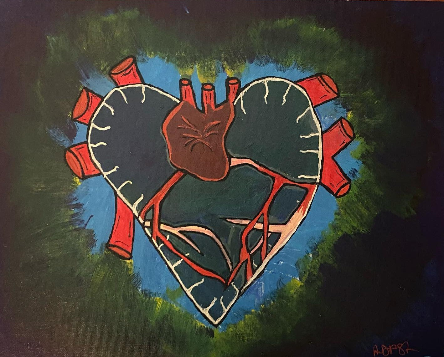 11 x 14 - Mythic Heart