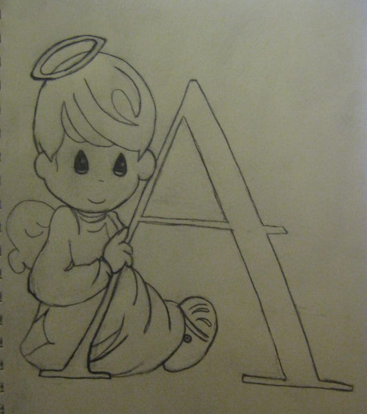 Inspired Precious Moment "A"