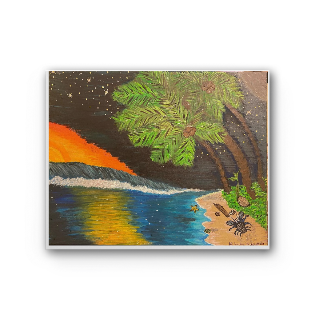 Island Girl Premium Stretched Canvas