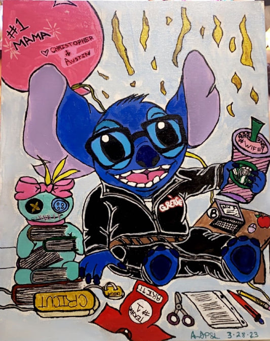 14 x 11 - Flat Canvas - Custom Inspired Stitch