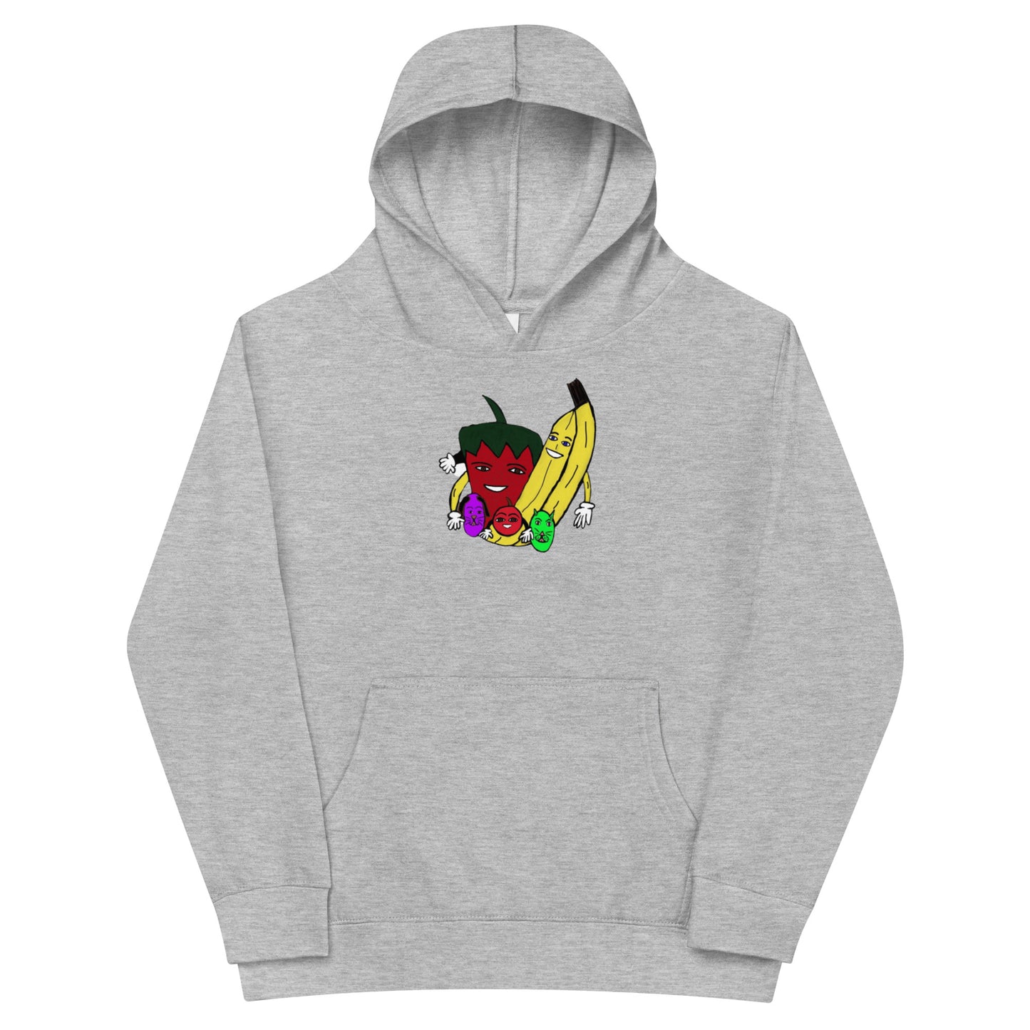 The Fruit Family Kids fleece hoodie