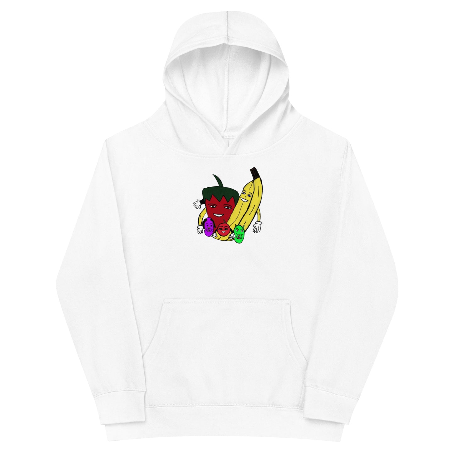 The Fruit Family Kids fleece hoodie