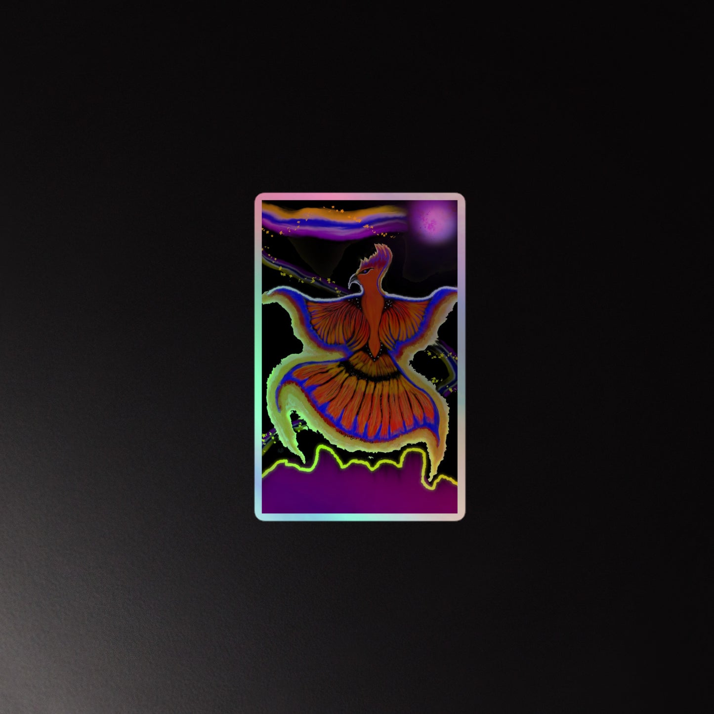 Rising Phoenix Holographic stickers