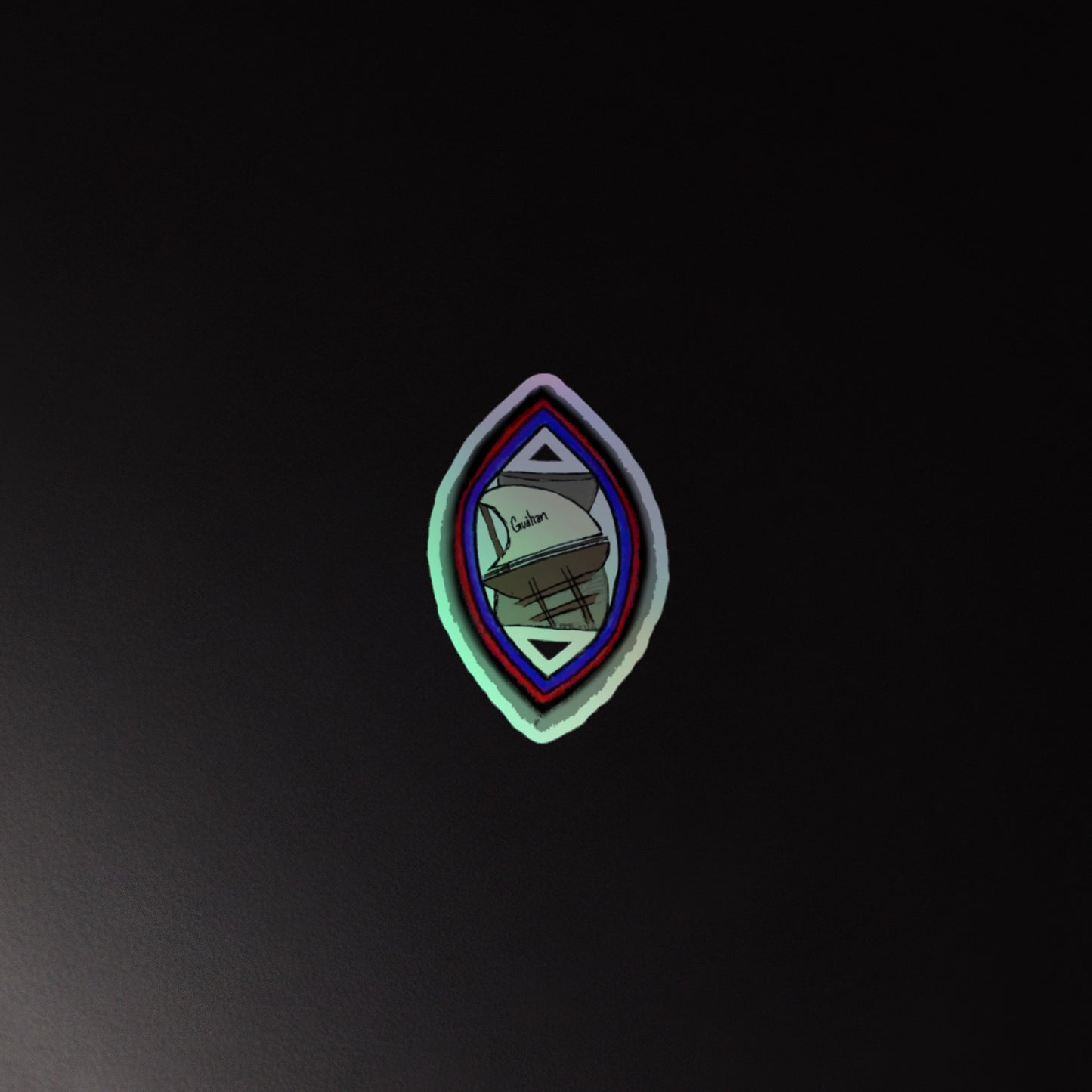 Guahan Holographic stickers