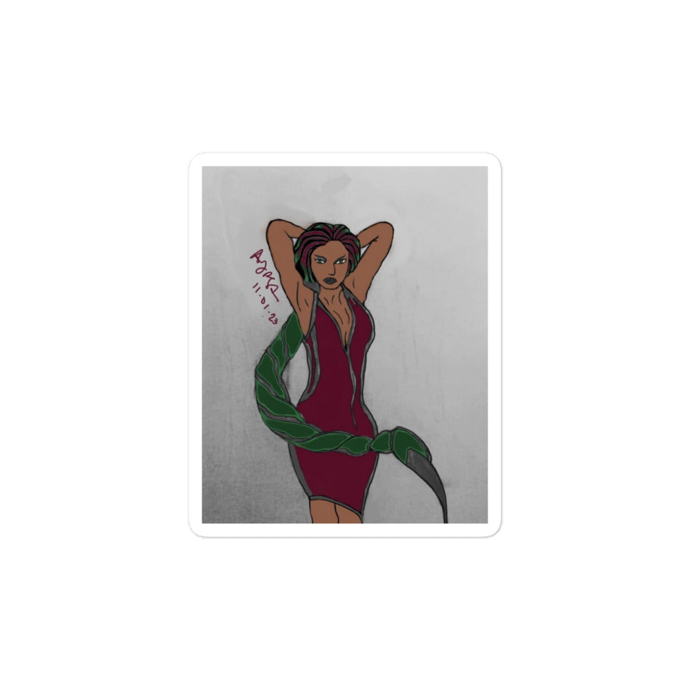 Scorpion Woman Bubble-free stickers