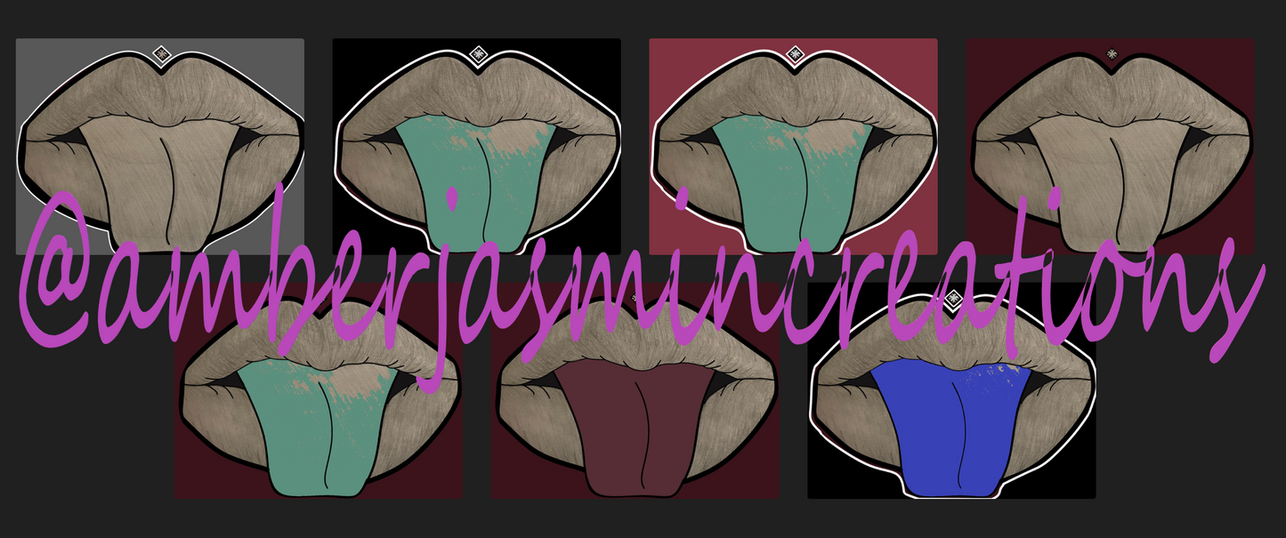 Multi Diamond Lips (click for more images)