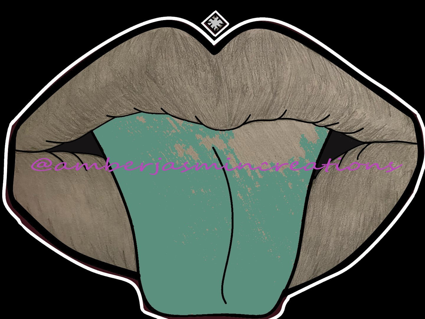 Multi Diamond Lips (click for more images)