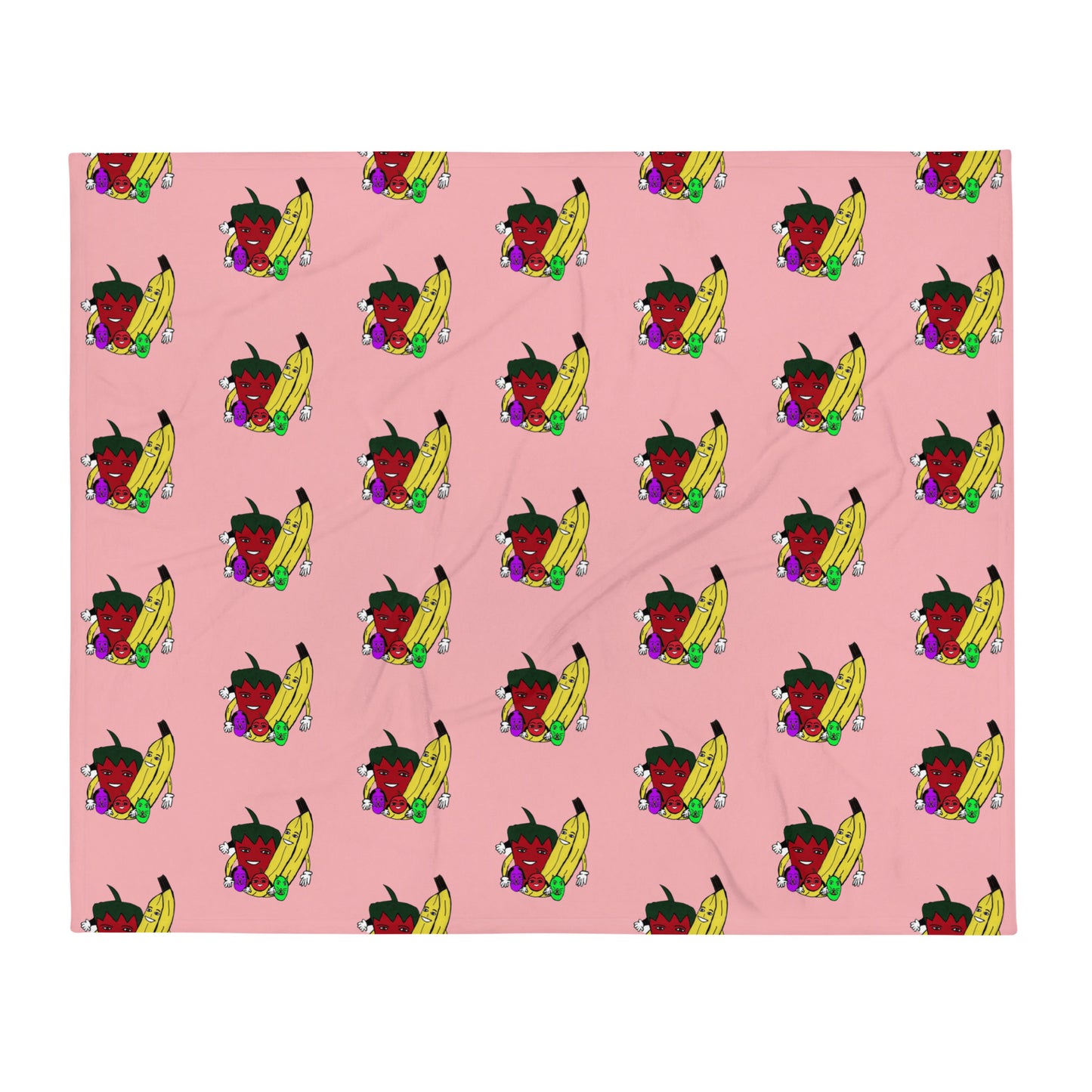 The Fruit Family Throw Blanket