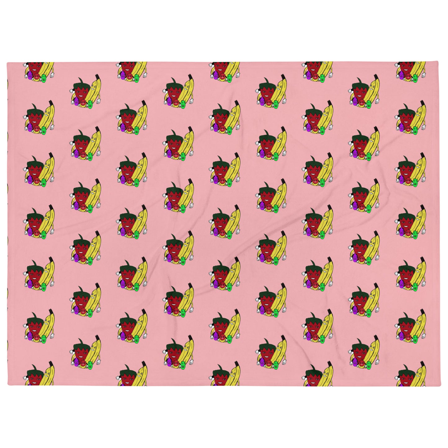 The Fruit Family Throw Blanket