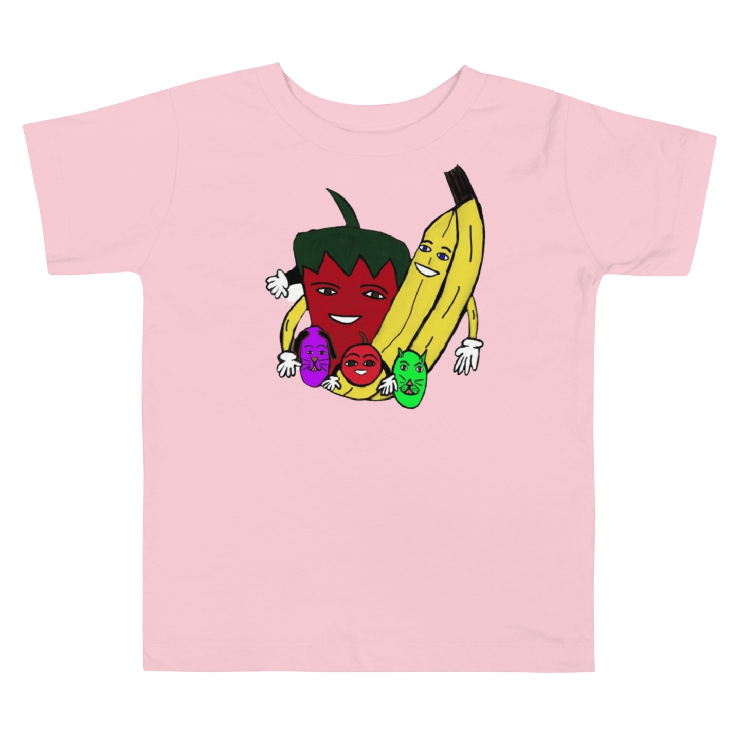 The Fruit Family Toddler Short Sleeve Tee