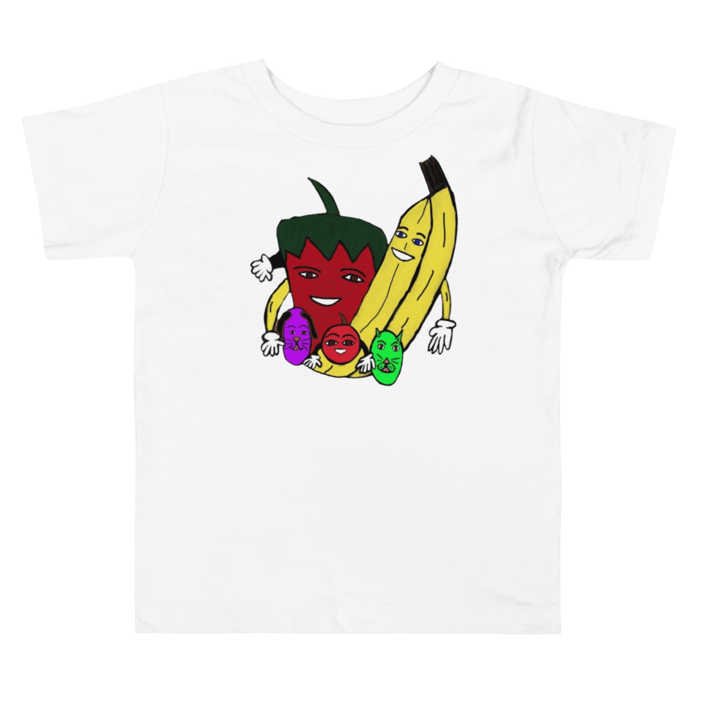 The Fruit Family Toddler Short Sleeve Tee