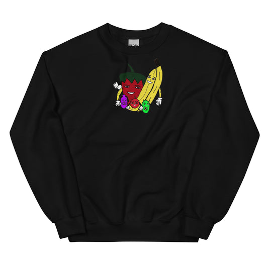 The Fruit Family Adult Unisex Crew Neck Sweatshirt