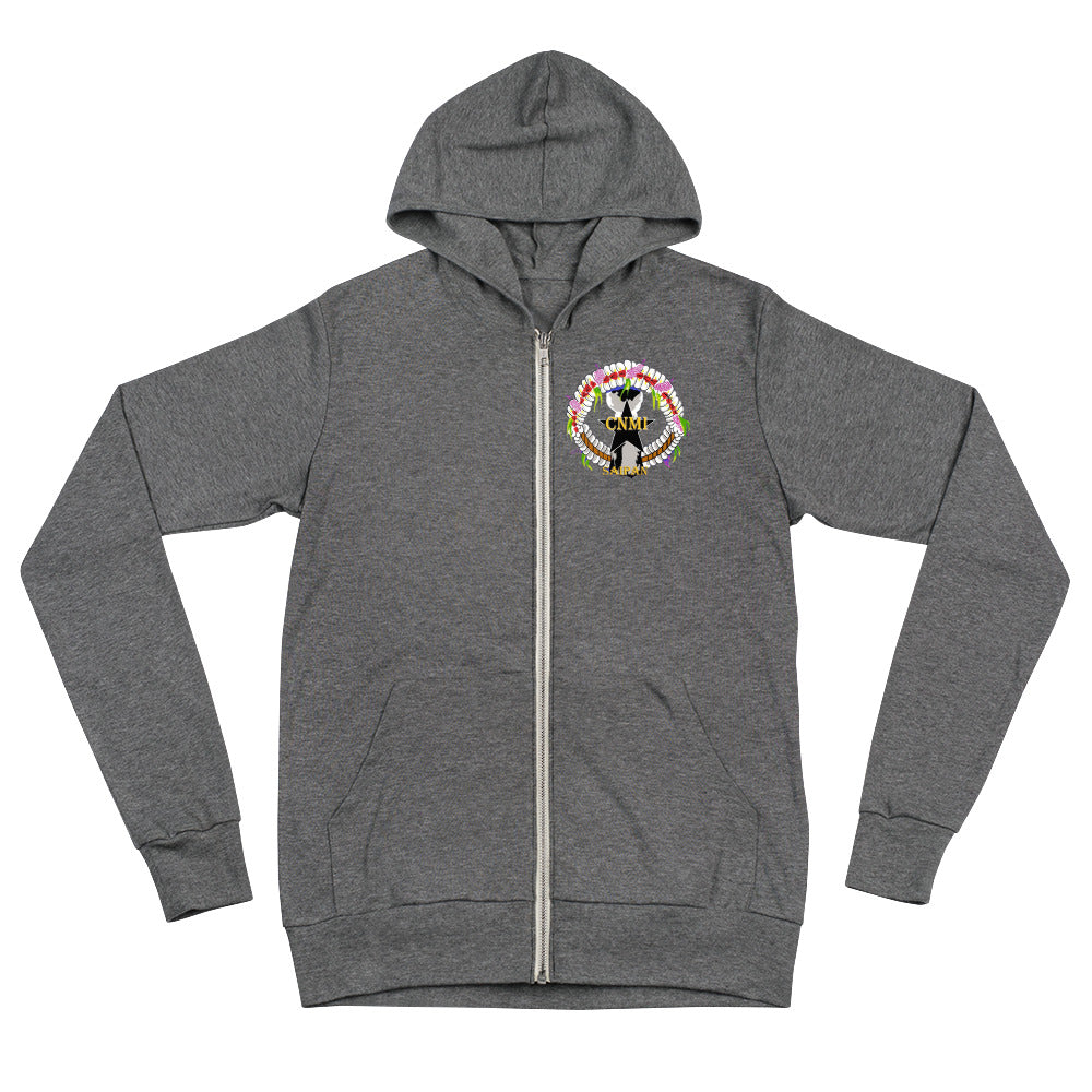 Unisex  CNMI SAIPAN Seal zip hoodie