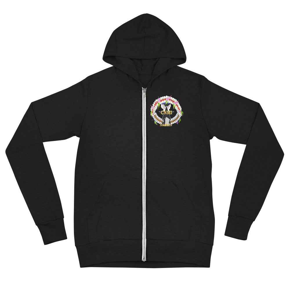 Unisex  CNMI SAIPAN Seal zip hoodie