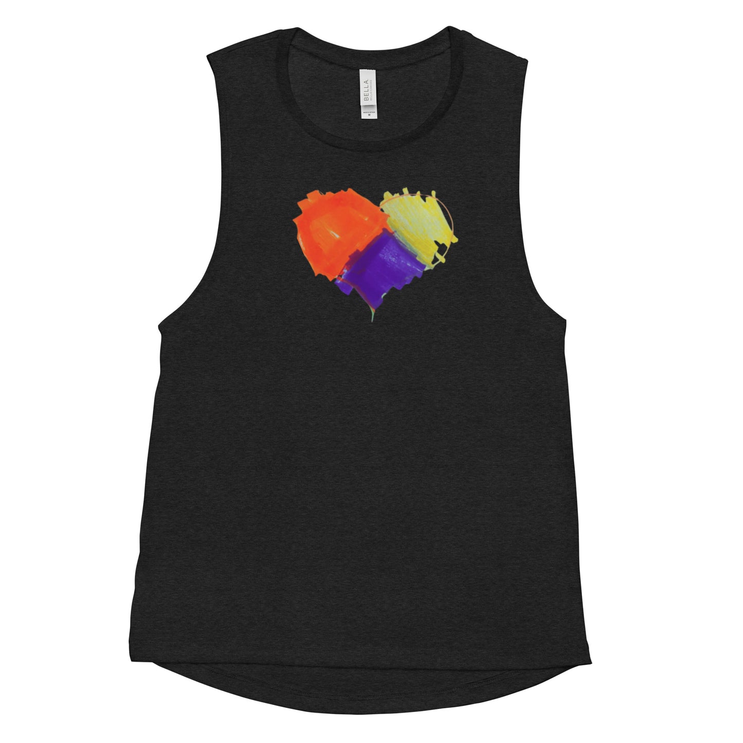 Blue Heart Adult Ladies’ Muscle Tank