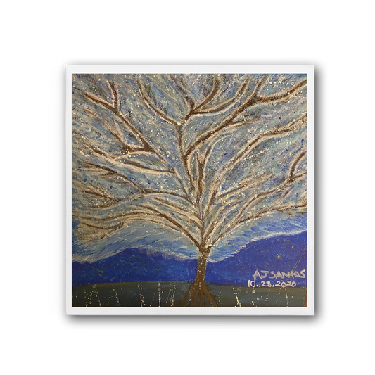 Blue Sky Premium Stretched Canvas