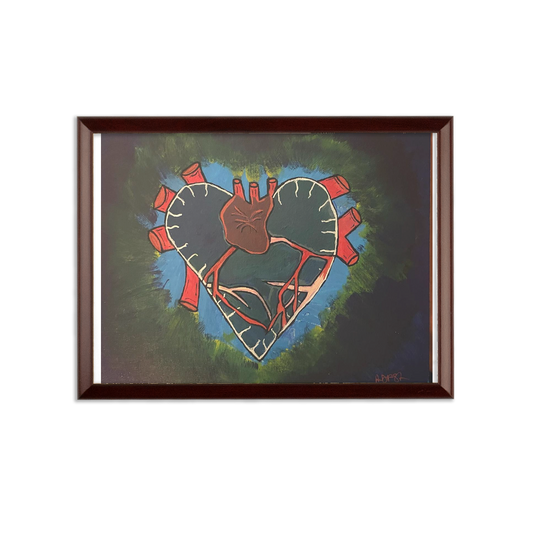 Heart beat Sublimation Wall Plaque
