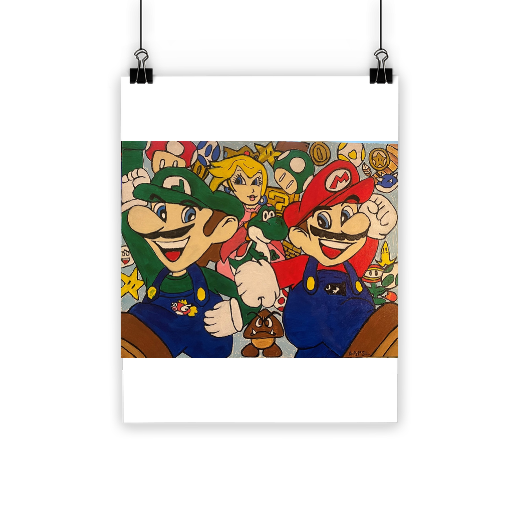 Inspired Mario Bros Classic Poster