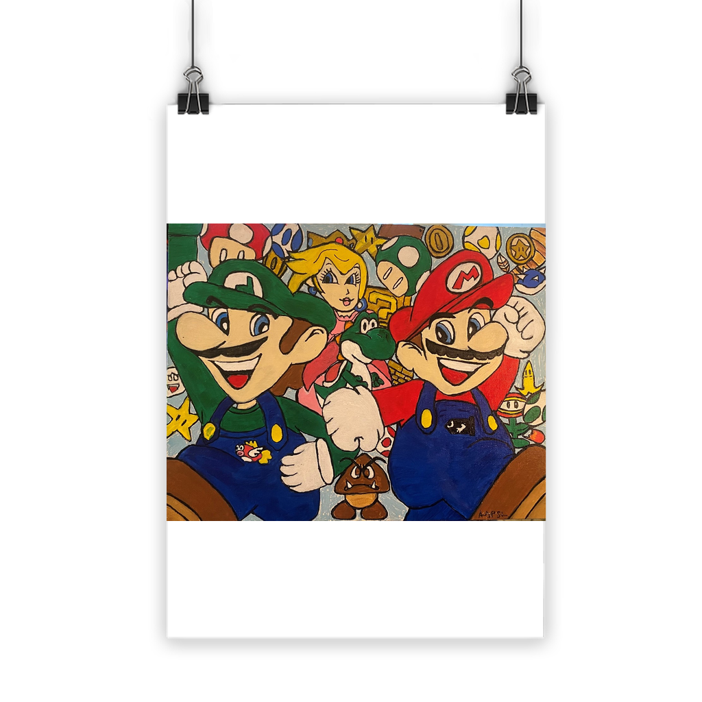 Inspired Mario Bros Classic Poster